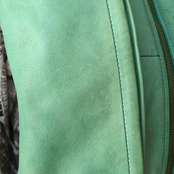 Fossil green leather purse - Picture 4 of 14